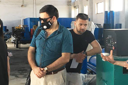 Iran Customer Inspect Charcoal Making Equipment